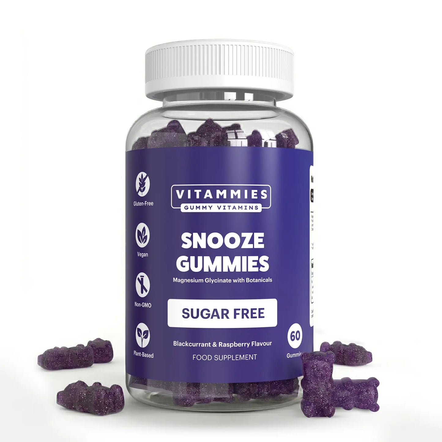 Magnesium Glycinate Snooze Gummies (Sugar-Free) Vitammiesuk