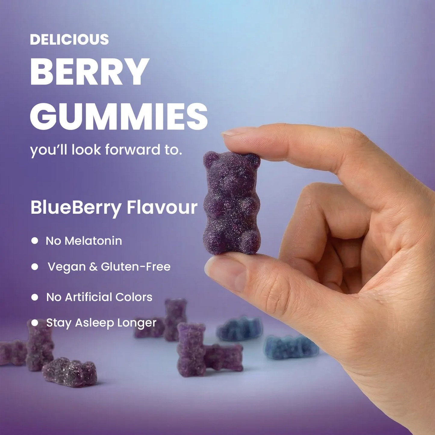 Magnesium Glycinate Snooze Gummies (Sugar-Free) Vitammiesuk