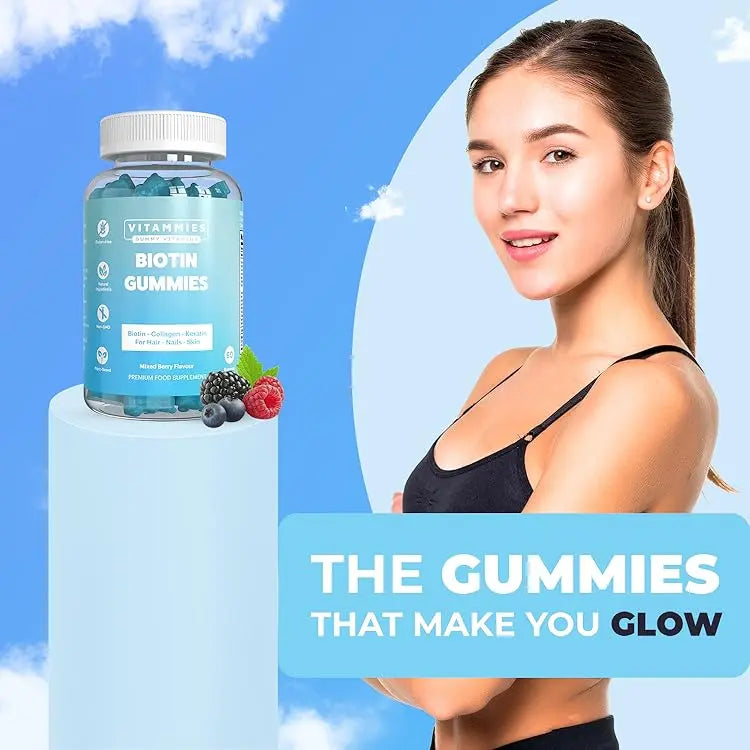 Biotin Gummies 5000mcg Vitammiesuk