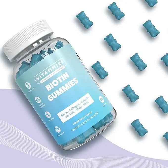 Biotin Gummies 5000mcg Vitammiesuk