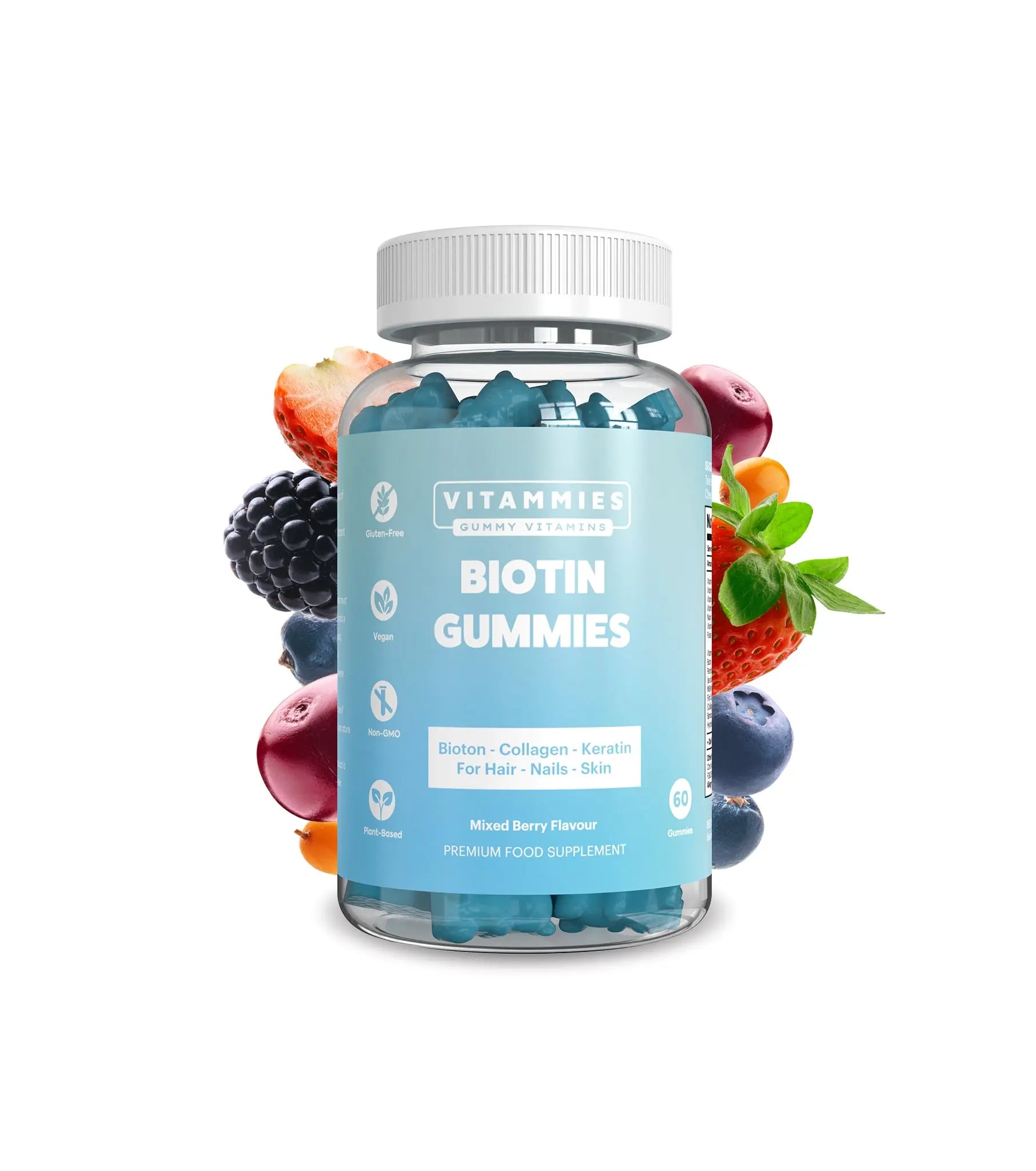 Biotin Gummies 5000mcg Vitammiesuk