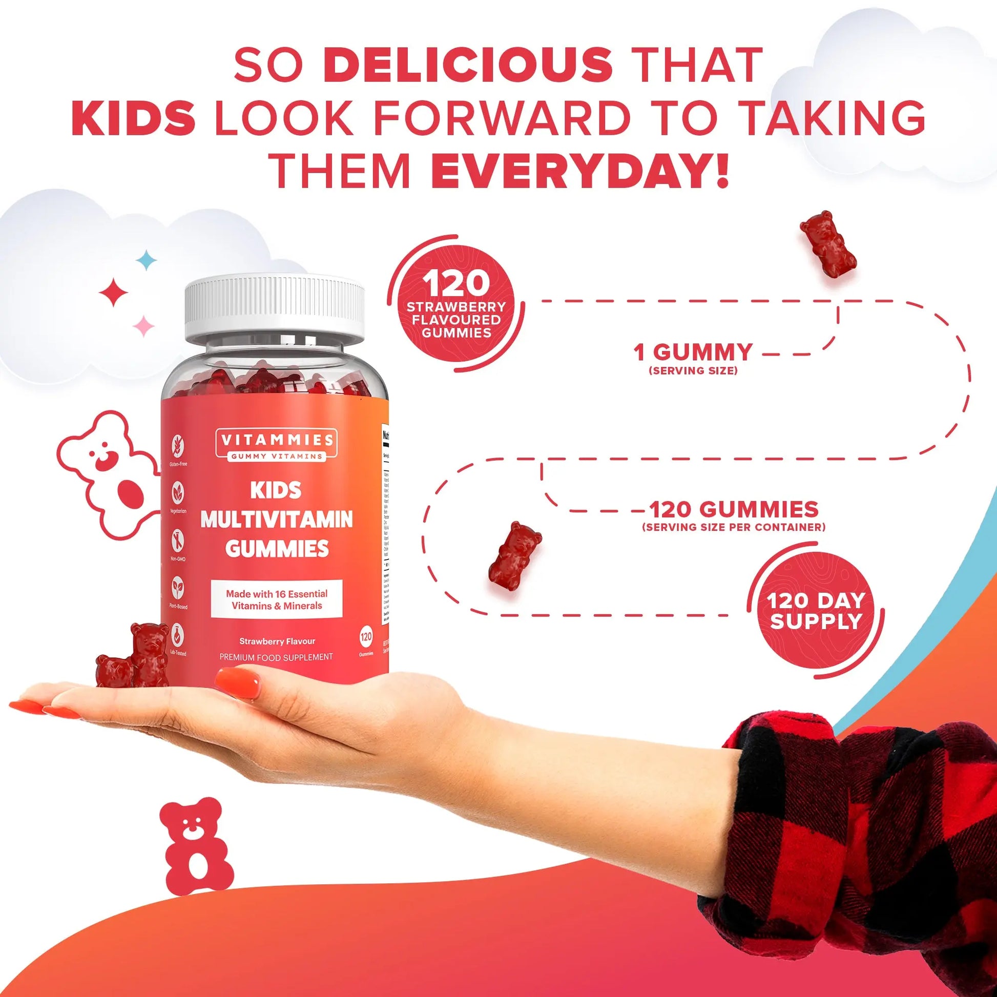 Kids Multivitamin Gummies Vitammiesuk