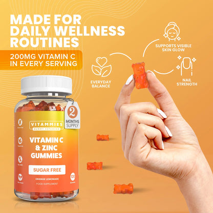 Vitamin C & Zinc Gummies Vitammiesuk