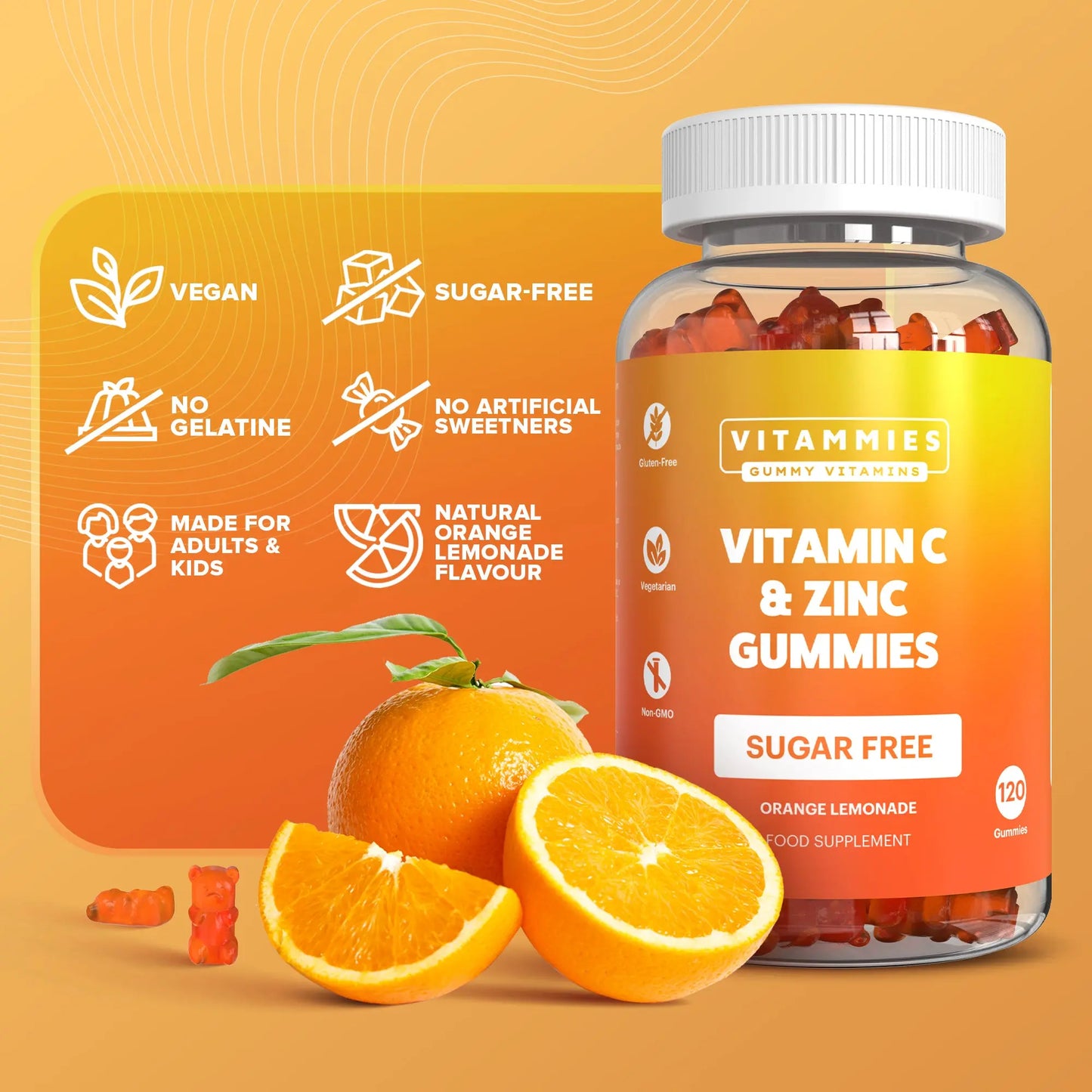 Vitamin C & Zinc Gummies Vitammiesuk
