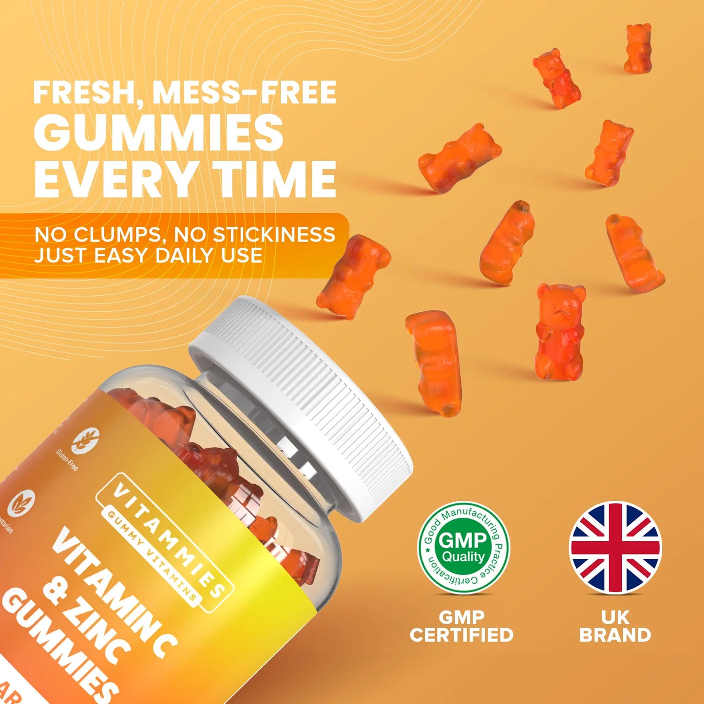 Vitamin C & Zinc Gummies Vitammiesuk