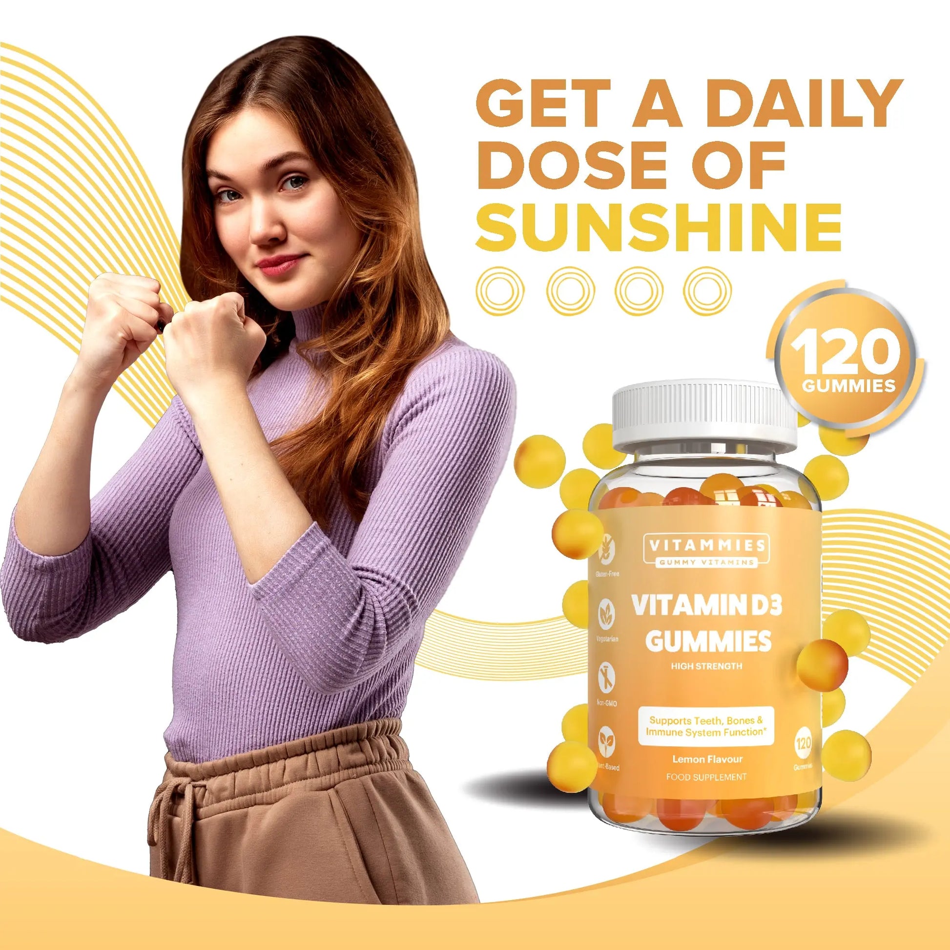 Vitamin D3 Gummies 4000 IU Vitammiesuk