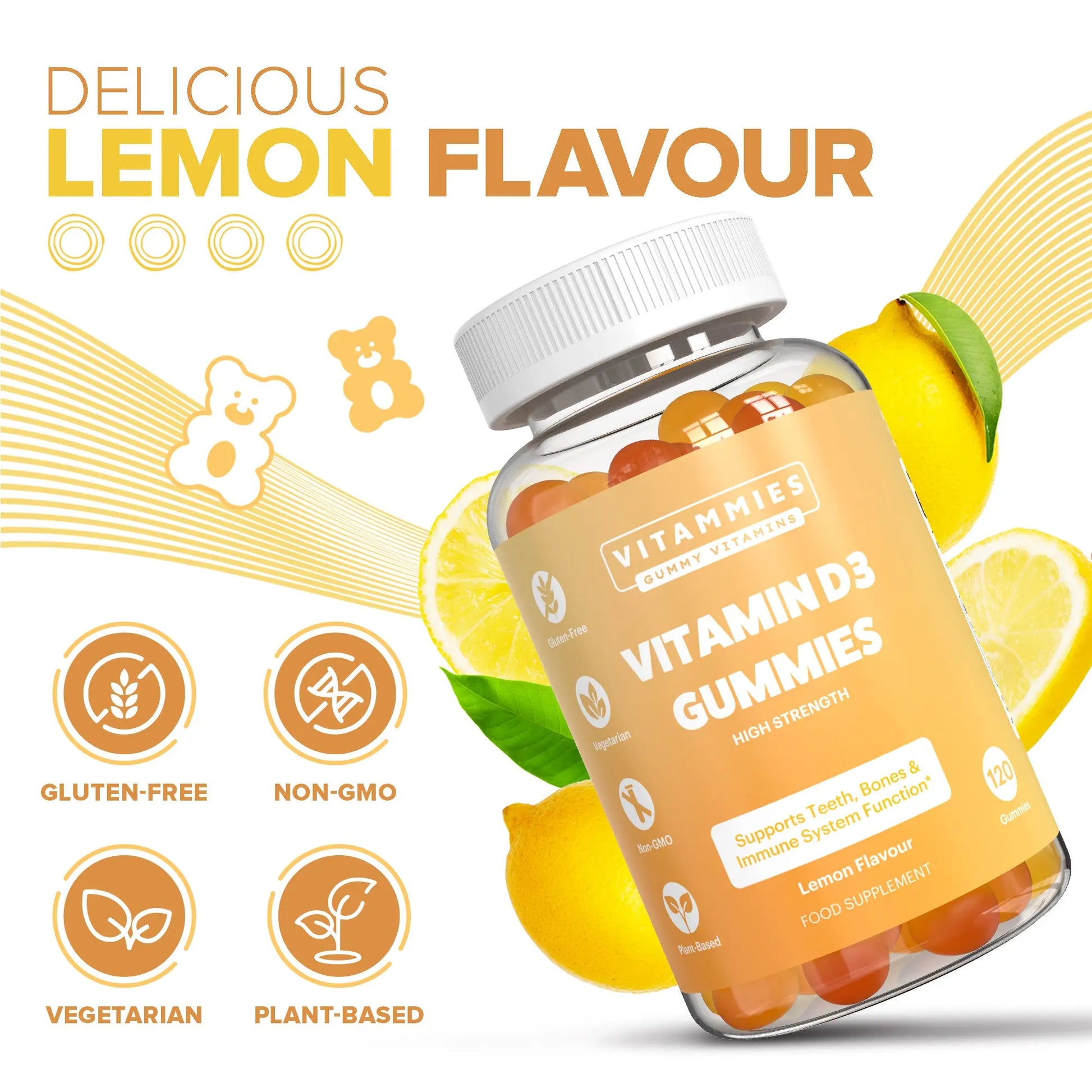 Vitamin D3 Gummies 4000 IU Vitammiesuk