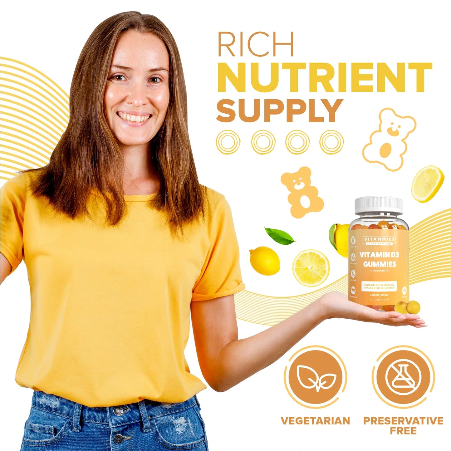 Vitamin D3 Gummies 4000 IU Vitammiesuk